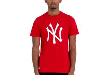 New Era Logo de l’équipe des NY Yankees T-Shirt rouge