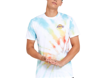 New Era T-shirt multi tie-dye des  LA Lakers