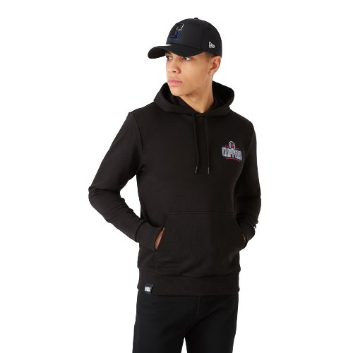 New Era LA Clippers Neon Black Hoodie