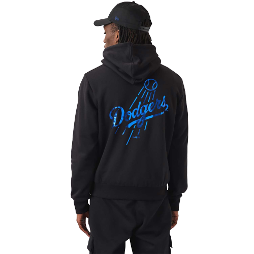 New Era Schwarzer LA Dodgers MLB Hoodie