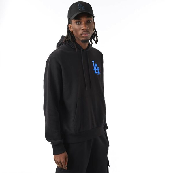 New Era Schwarzer LA Dodgers MLB Hoodie